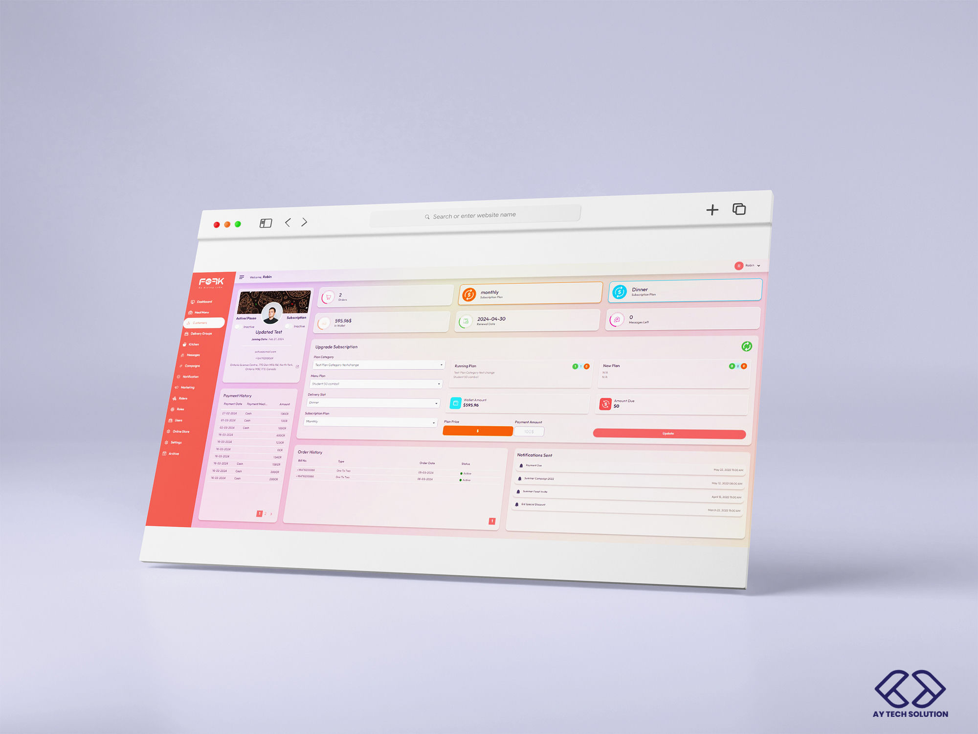 Security review mockup